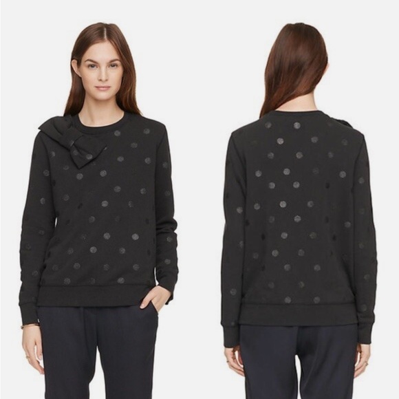 kate spade Tops - Kate Spade* Steal the Spotlight -Glitter Bow Sweatshirt